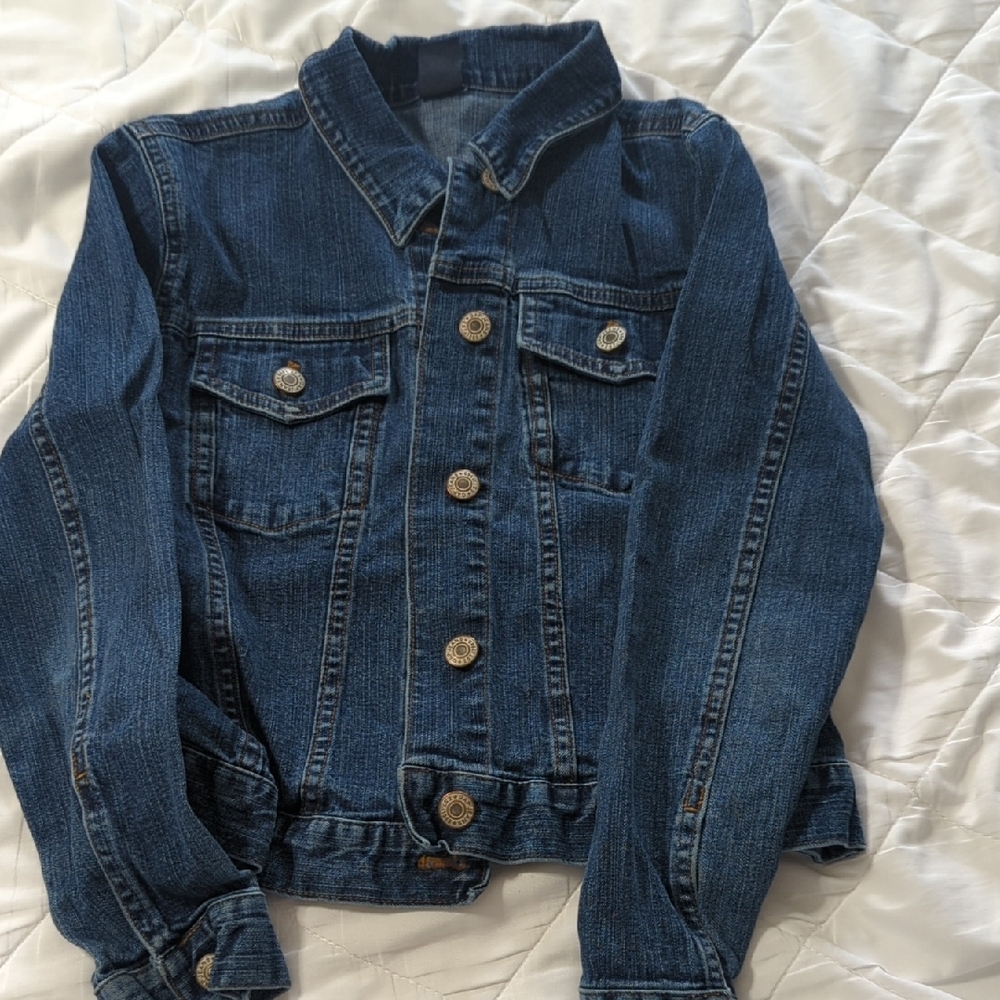 Girls Classic Blue Jean Denim Jacket